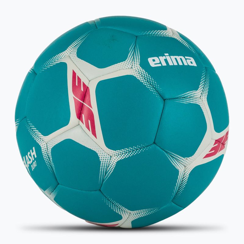 Minge de handbal ERIMA Flash Duro turquoise/grey mărime 2 2