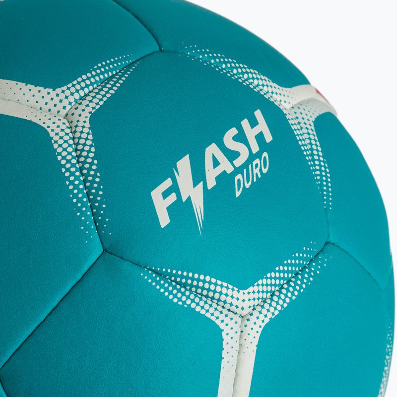 Minge de handbal ERIMA Flash Duro turquoise/grey mărime 2 3