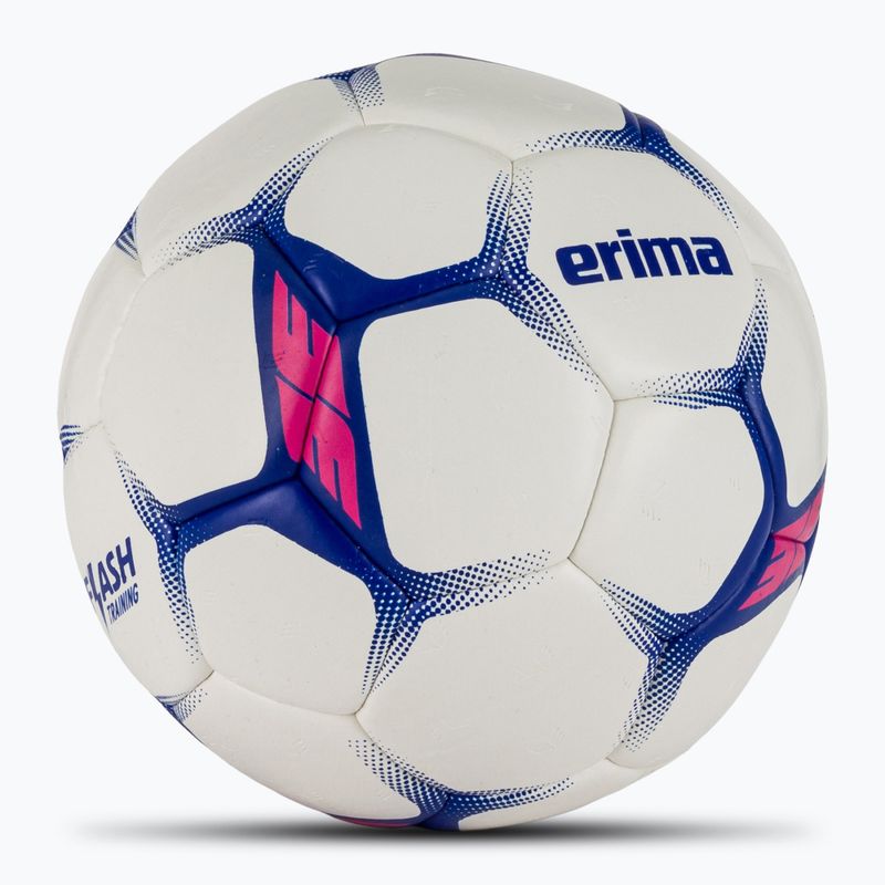 Minge de handbal ERIMA Flash Training white/blue mărime 3 2