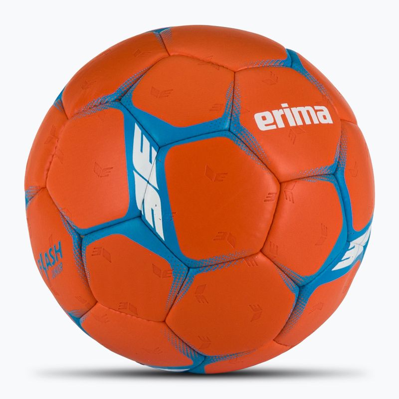 Minge de handbal ERIMA Flash Junior orange/blue mărime 0 2