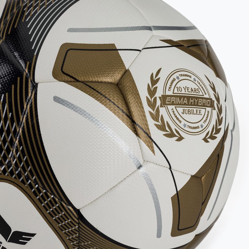 Minge de fotbal ERIMA Hybrid Training white/gold mărime 5 3