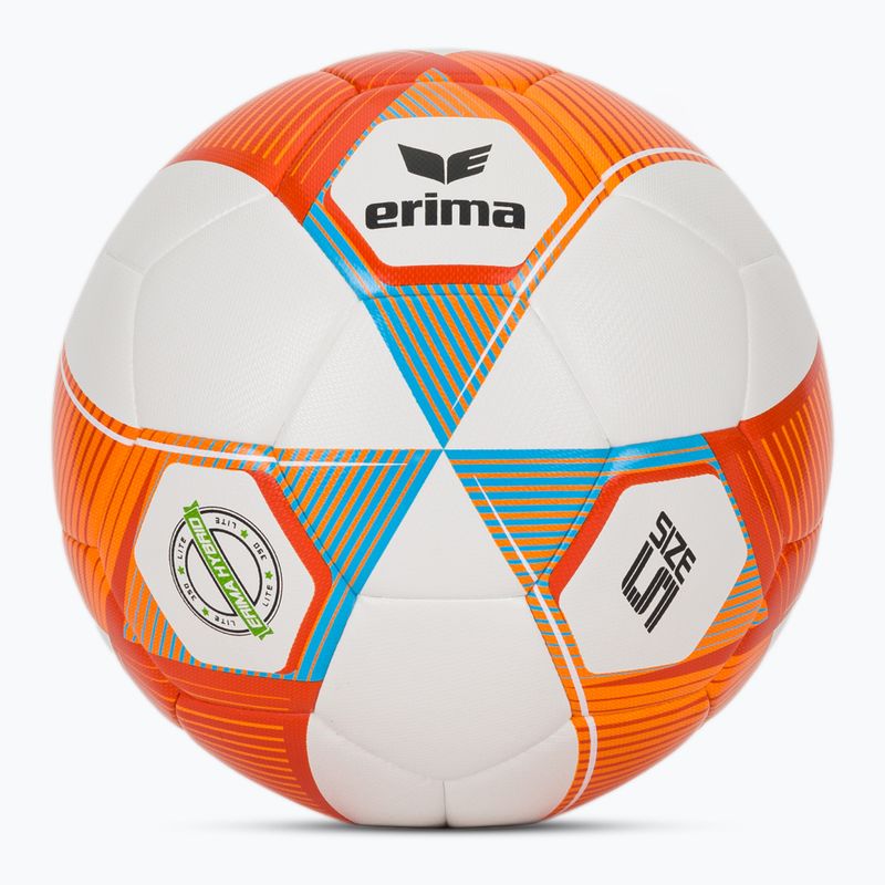 Minge de fotbal pentru copii Erima Hybrid Lite 350 size 5 neon orange/curacao