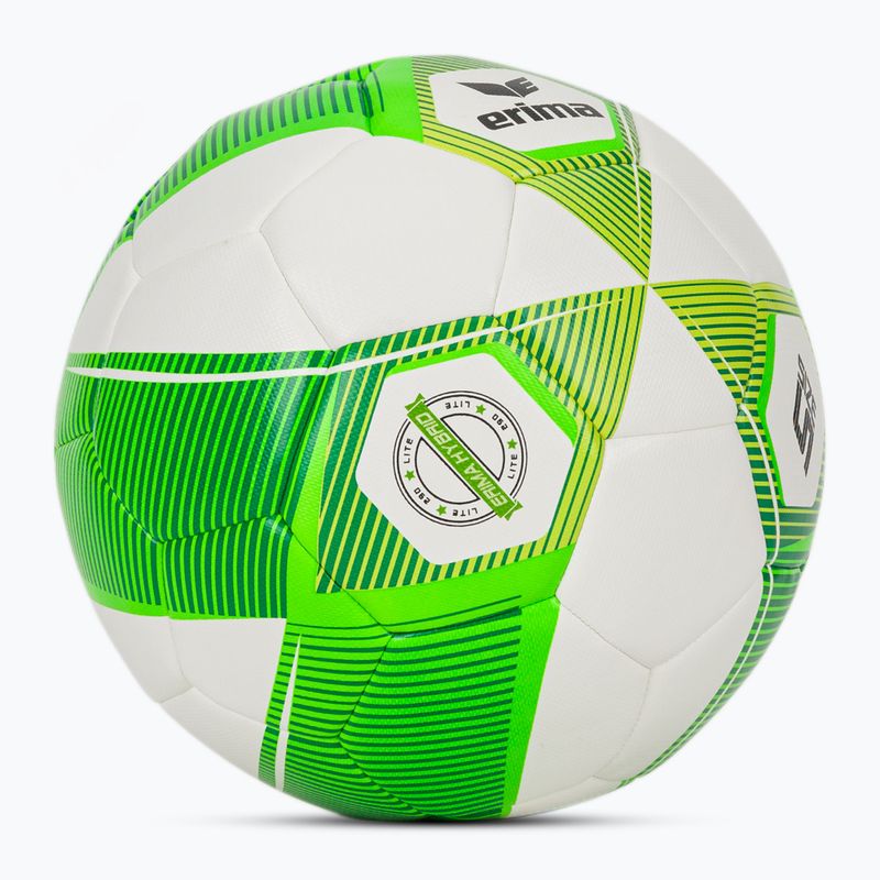 Minge de fotbal pentru copii Erima Hybrid Lite 290 size 5 green gecko/lime 2