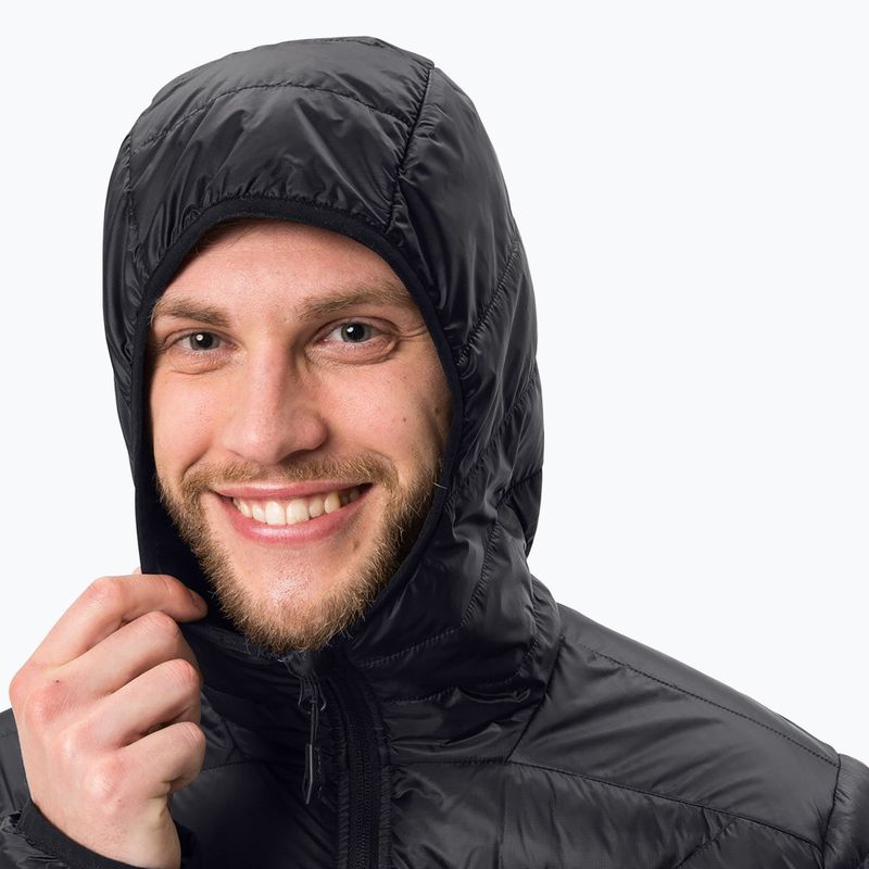 Jachetă de bărbați în jos VAUDE Batura Batura Hooded Insulation negru 3