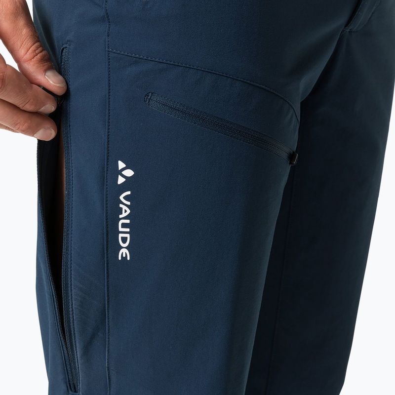 Pantaloni bărbătești VAUDE Badile II softshell dark sea uni pentru bărbați 4