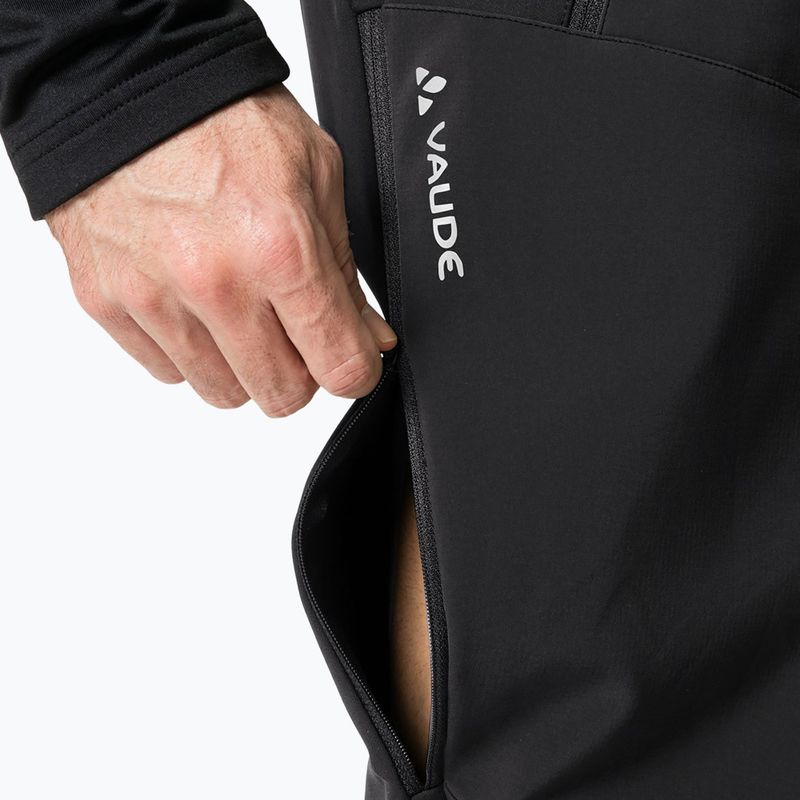 Pantaloni bărbătești softshell VAUDE Larice IV negru uni 4