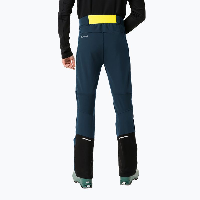 Pantaloni bărbătești softshell VAUDE Larice IV dark sea uni pentru bărbați 2