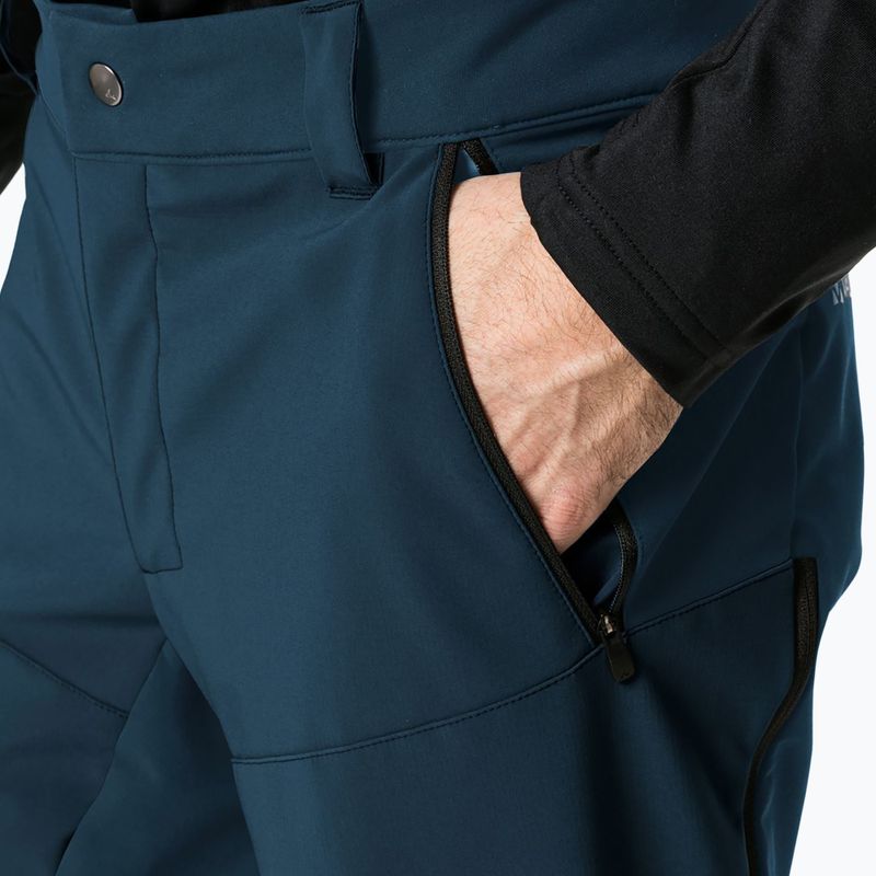 Pantaloni bărbătești softshell VAUDE Larice IV dark sea uni pentru bărbați 3