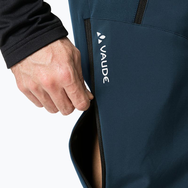 Pantaloni bărbătești softshell VAUDE Larice IV dark sea uni pentru bărbați 4