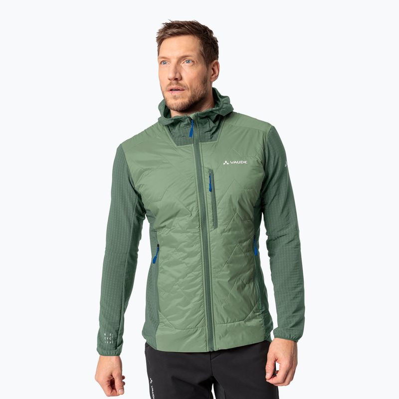 Jachetă pentru bărbați VAUDE Valdassa Hybrid II verde salcie