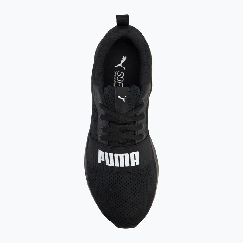 Încălțăminte pentru copii PUMA Wired Run Jr puma black/puma white 5