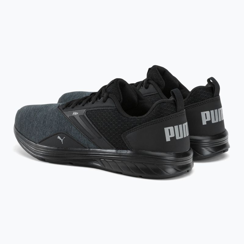 PUMA Nrgy Comet pantofi de alergare negru-gri 190556 38 3