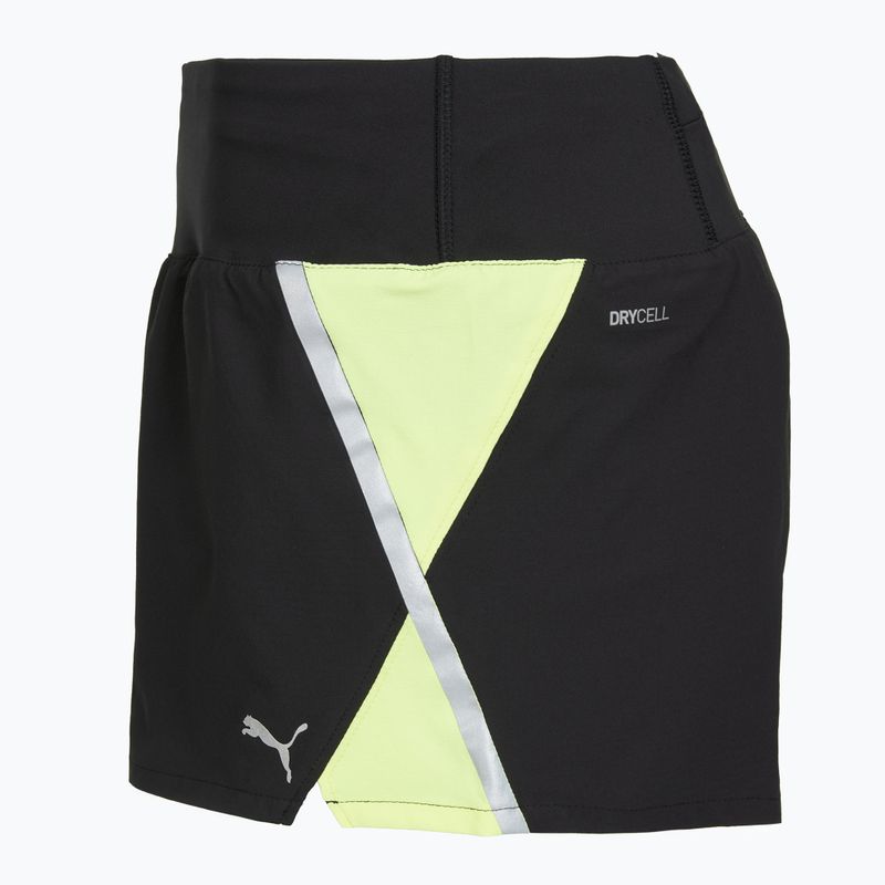 Pantaloni scurți de alergare pentru femei Puma Run Lite Woven Ultra Shorts black/neon 3