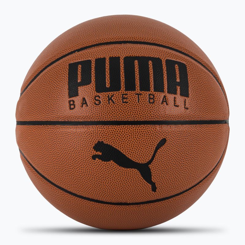 Minge de baschet PUMA Basketball Top leather brown/puma black mărime 7