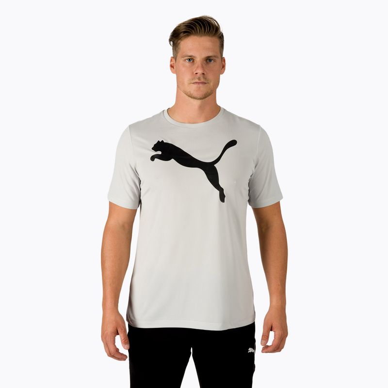 Tricou de antrenament pentru bărbați PUMA Active Big Logo Tee gri 586724_09