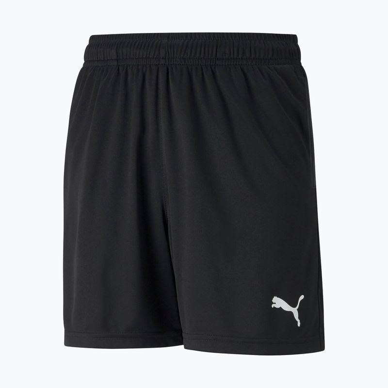 Pantaloni scurți de fotbal pentru copii Puma Teamrise negri 65733703