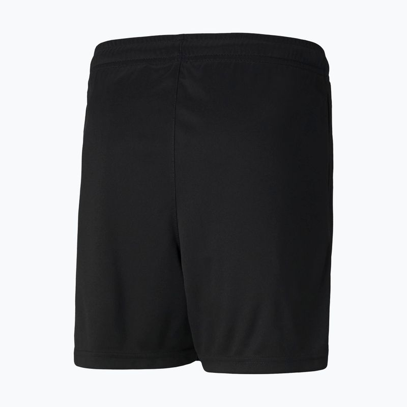 Pantaloni scurți de fotbal pentru copii Puma Teamrise negri 65733703 2