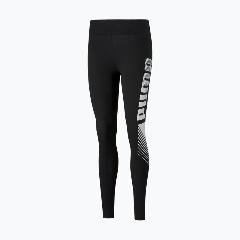 Jambiere de antrenament pentru femei PUMA Essentials Graphic negru 586875_01 5