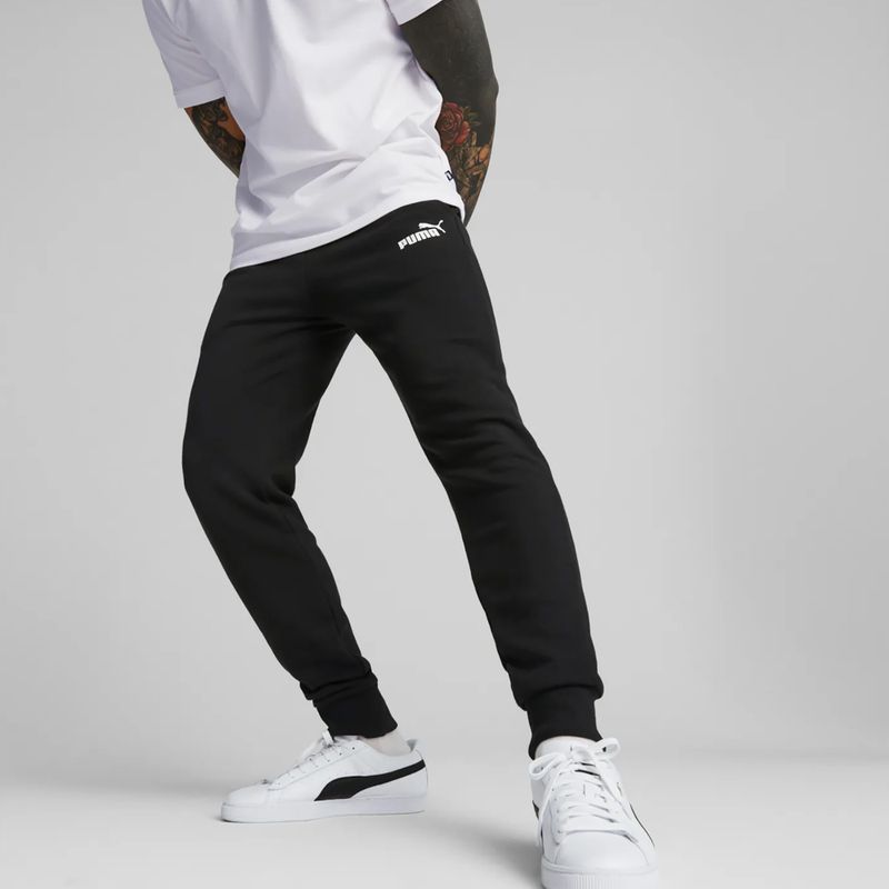 Pantaloni pentru bărbați PUMA Essentials Logo puma black