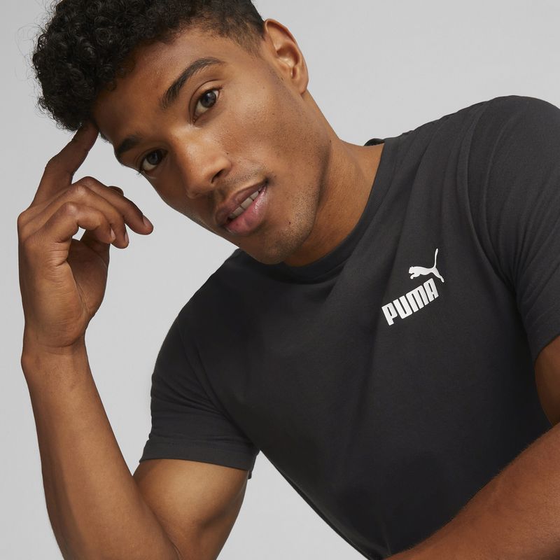 Tricou pentru bărbați PUMA Ess Small Logo Tee puma black 6