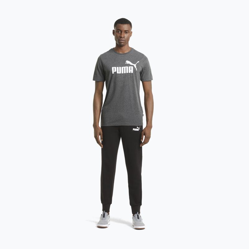 Tricou pentru bărbați PUMA Essentials Heather Tee puma black 2