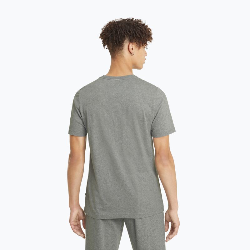 Tricou pentru bărbați PUMA Ess Small Logo Tee medium gray heather/medium gray heather/cat