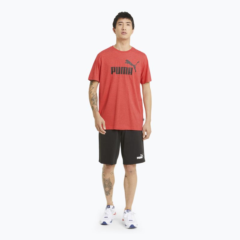 Tricou pentru bărbați PUMA Essentials Heather Tee high risk red 2