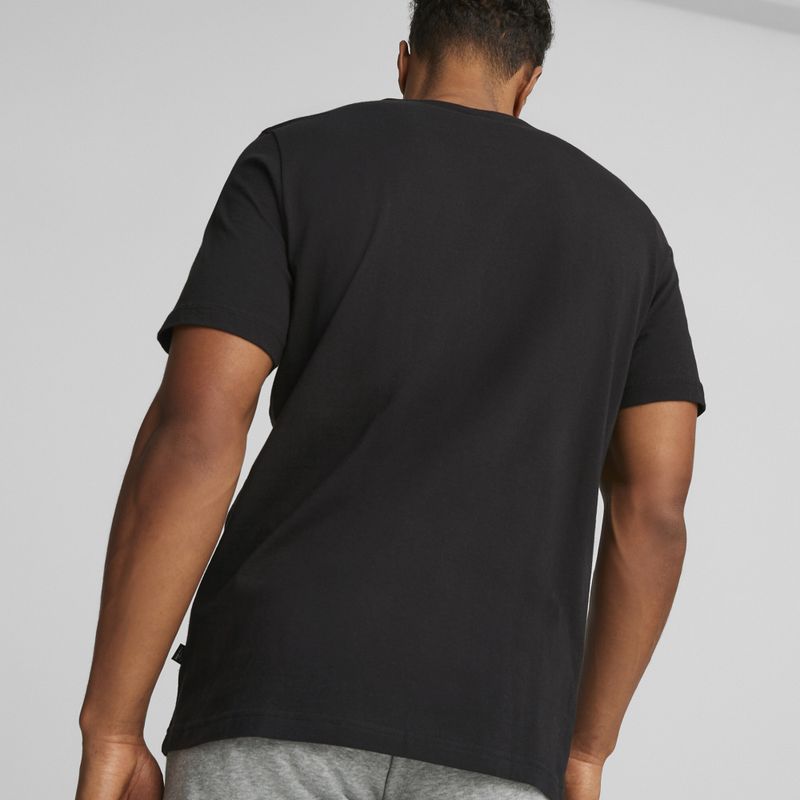 Tricou pentru bărbați PUMA Ess Logo Tee puma black 5
