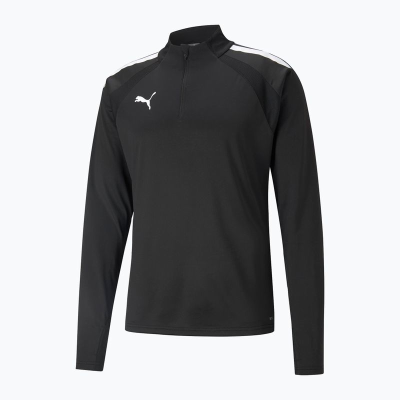 PUMA Teamliga 1/4 Zip Top fotbal pulover negru 657236_03 7