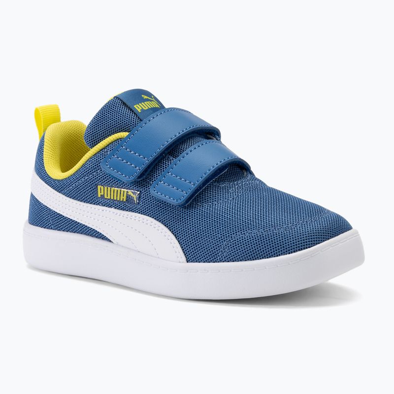Încălțăminte pentru copii PUMA Courtflex v2 Mesh V PS star sapphire/puma white