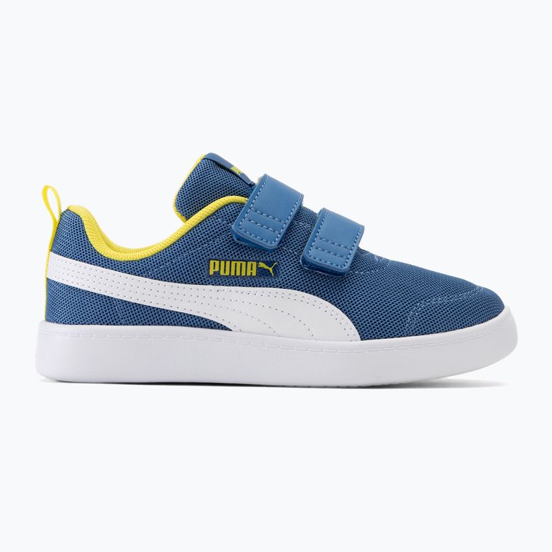 Încălțăminte pentru copii PUMA Courtflex v2 Mesh V PS star sapphire/puma white 2