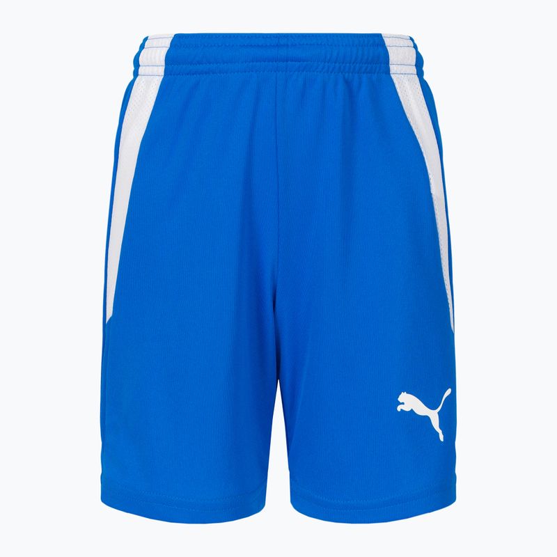 Pantaloni scurți de fotbal pentru copii PUMA Teamliga albastru marin 70493102