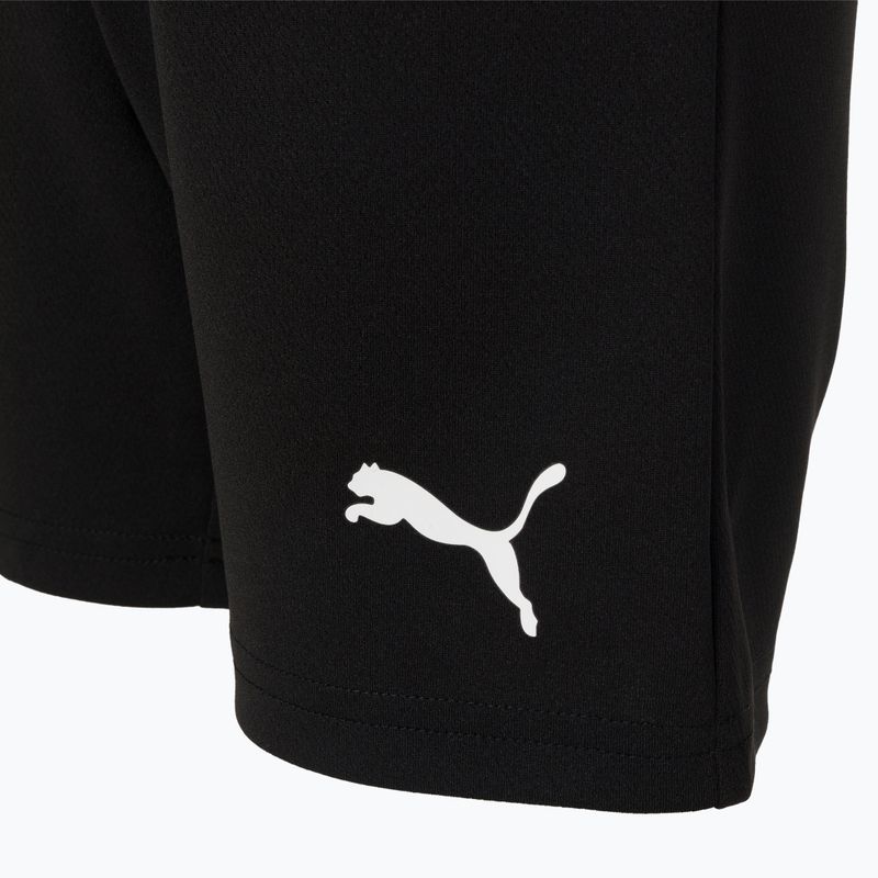 Pantaloni scurți de fotbal pentru copii PUMA Teamrise negru 70494304 3