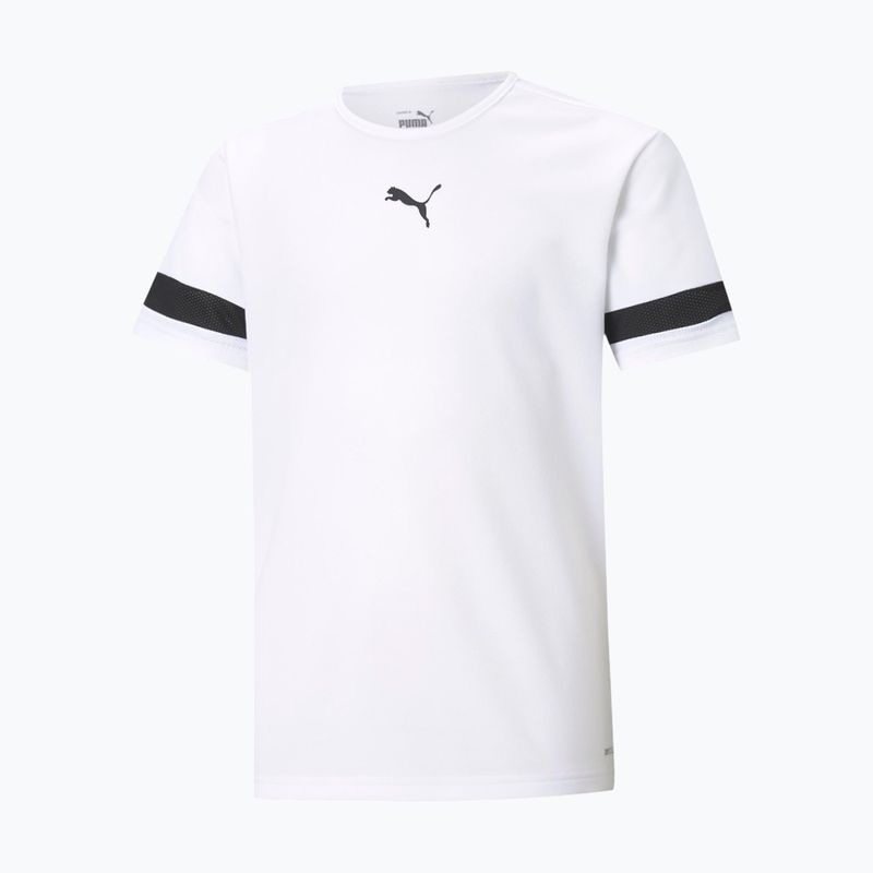PUMA tricou de fotbal pentru copii teamRISE Jersey alb 704938_04