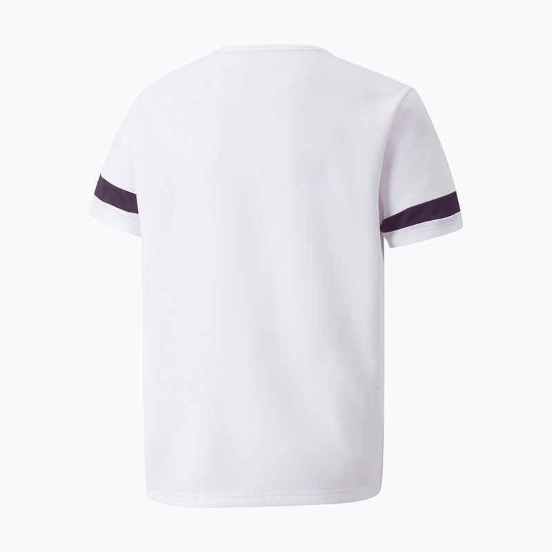 PUMA tricou de fotbal pentru copii teamRISE Jersey alb 704938_04