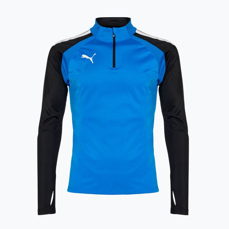 Bărbați PUMA Teamliga 1/4 Zip Top tricou de fotbal albastru 657236 02
