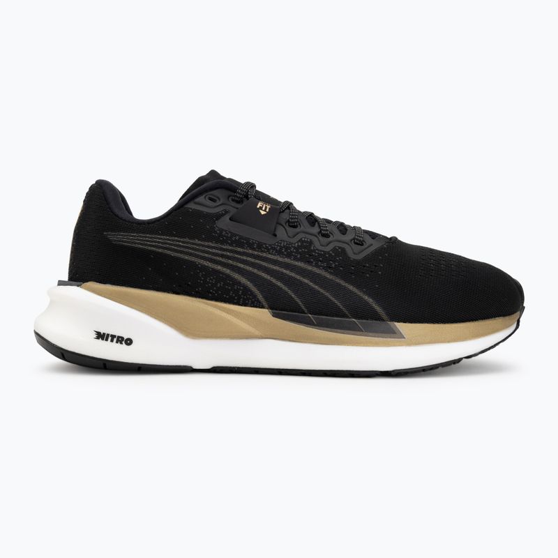 Încălțăminte de alergare pentru femei Puma Eternity Nitro black/gold/white 2