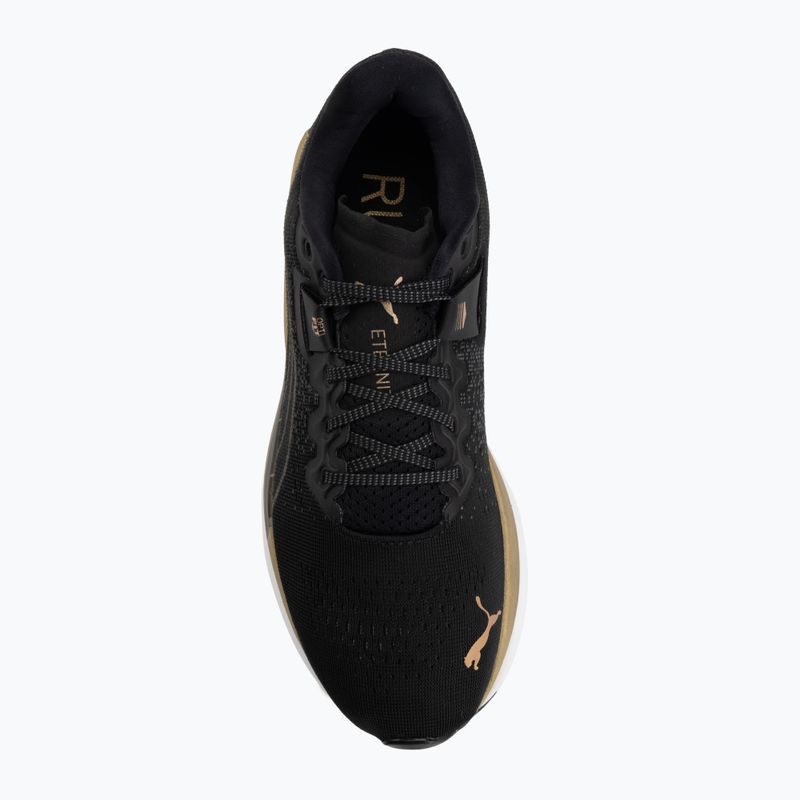 Încălțăminte de alergare pentru femei Puma Eternity Nitro black/gold/white 5