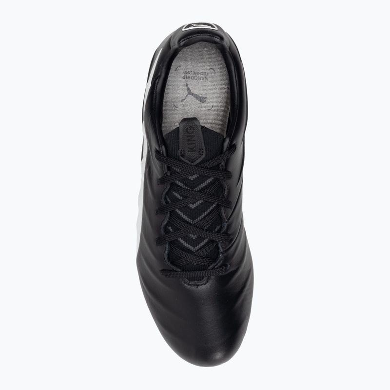 PUMA King Platinum 21 MXSG ghete de fotbal pentru bărbați negru și alb 106545 01 6
