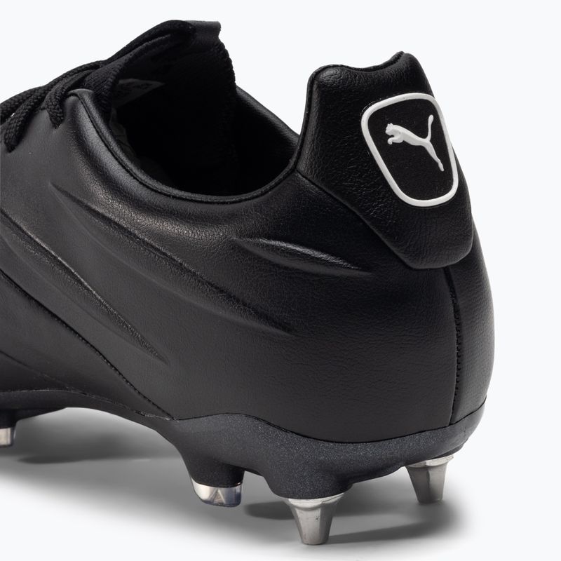 PUMA King Platinum 21 MXSG ghete de fotbal pentru bărbați negru și alb 106545 01 8