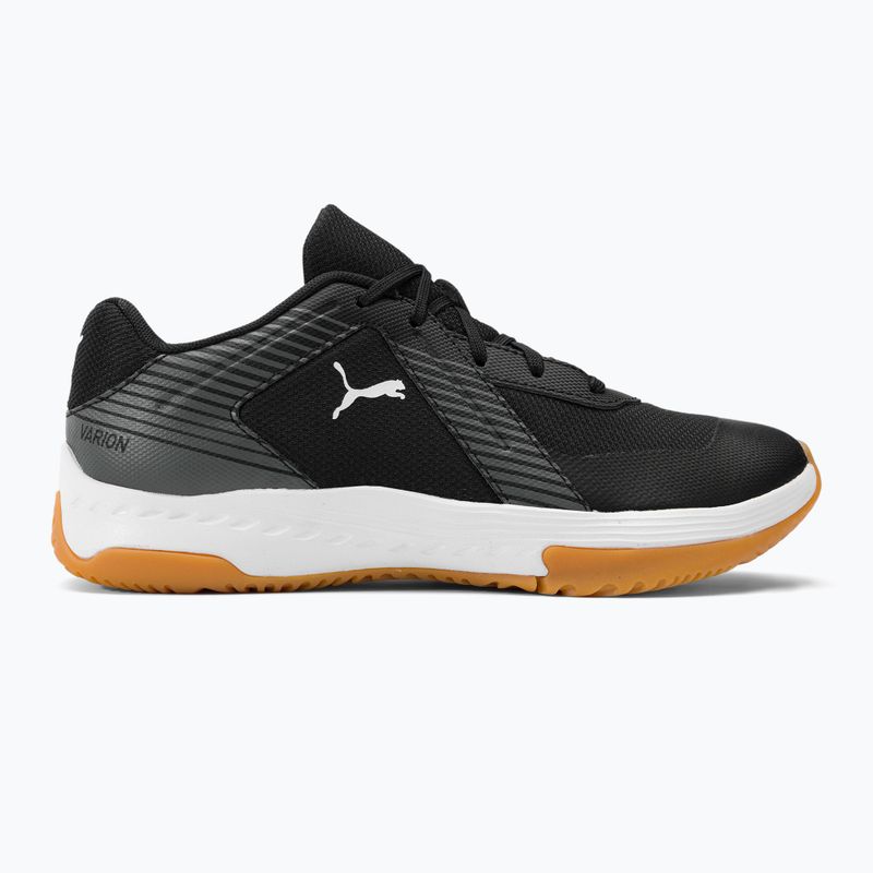 Încălțăminte de volei pentru copii PUMA Varion Jr negru-gri 10658503 2