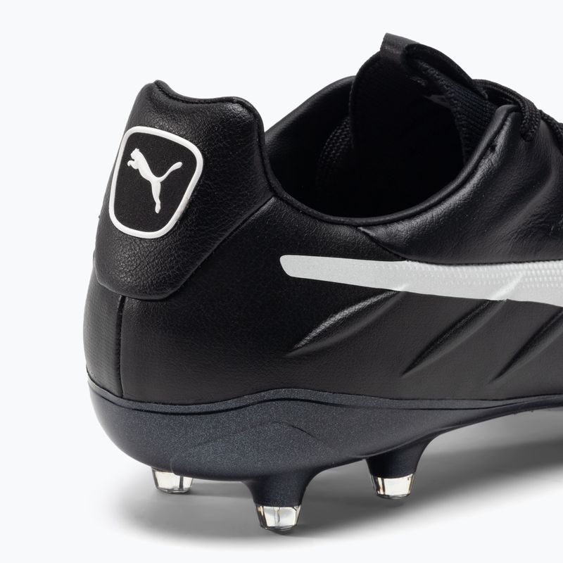 PUMA King Platinum 21 FG/AG ghete de fotbal pentru bărbați negru și alb 106478 01 8
