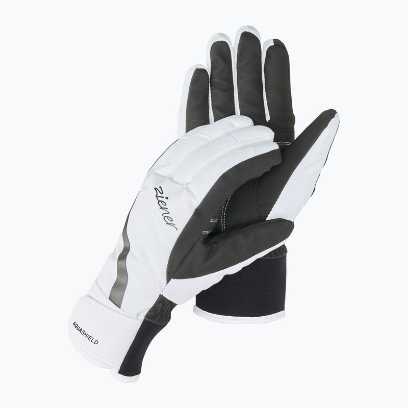 Mănuși de schi pentru femei ZIENER Kitty Aquashield white