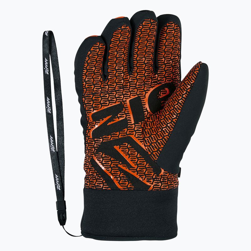 Mănuși de schi pentru copii ZIENER Lanus-Z AS PR bright orange 3