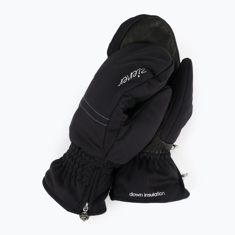 Mănuși de snowboard cu un singur deget pentru femei ZIENER Kyleena As Mitten, negru, 801182.12