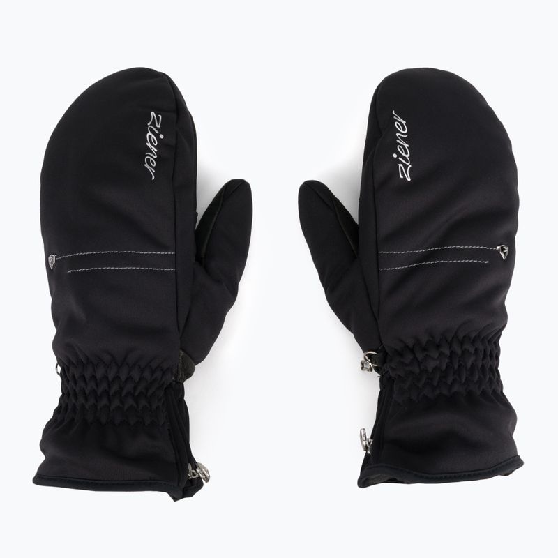 Mănuși de snowboard cu un singur deget pentru femei ZIENER Kyleena As Mitten, negru, 801182.12