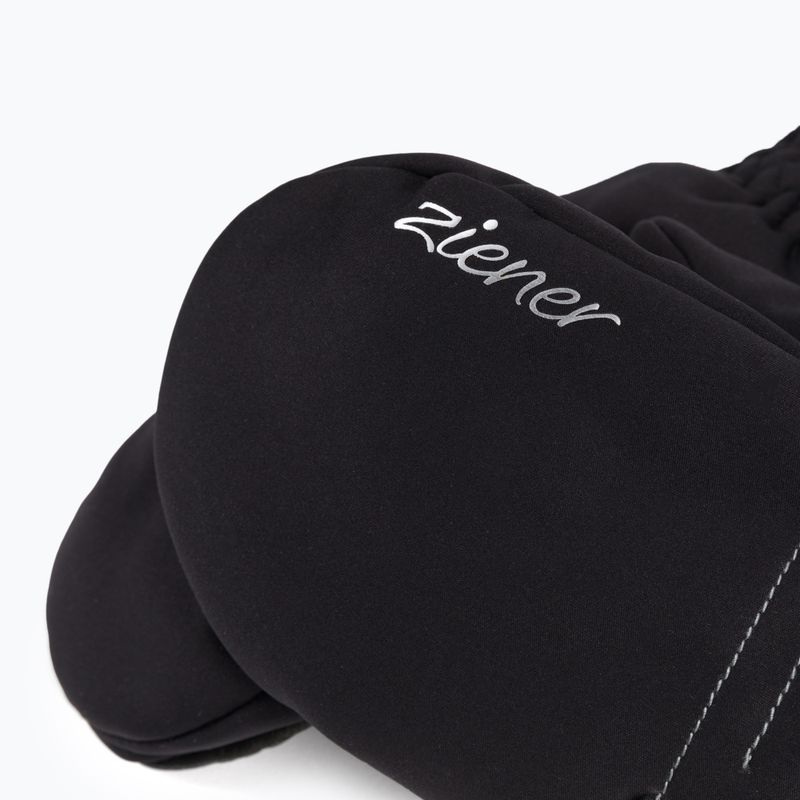 Mănuși de snowboard cu un singur deget pentru femei ZIENER Kyleena As Mitten, negru, 801182.12
