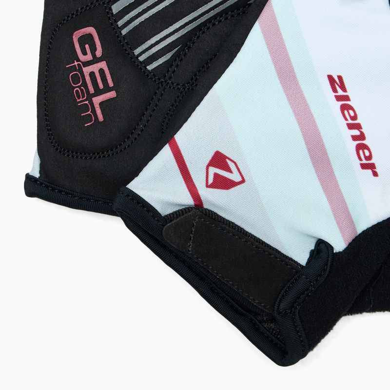 Mănuși de ciclism pentru femei ZIENER MTB Crizy Lady GELfoam sangria red 4