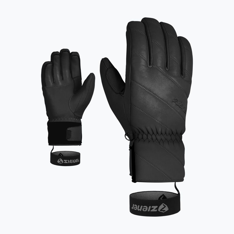Mănuși de schi pentru femei ZIENER Kuma Aquashield black 7