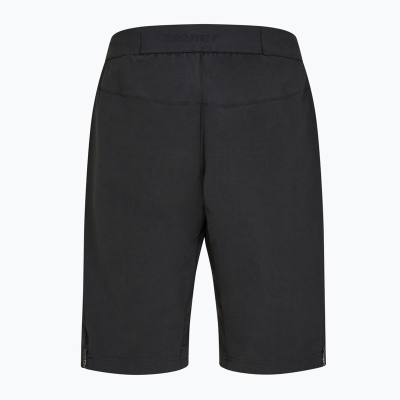 Pantaloni scurți de schi pentru bărbați ZIENER Nuran negru 224282 2